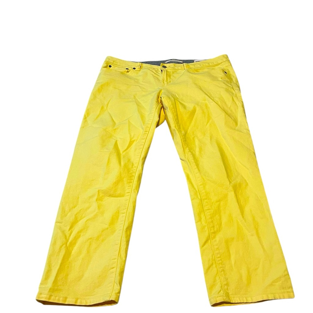 💙Gap established 1969 Bright Yellow Pants - Picture 2 of 11